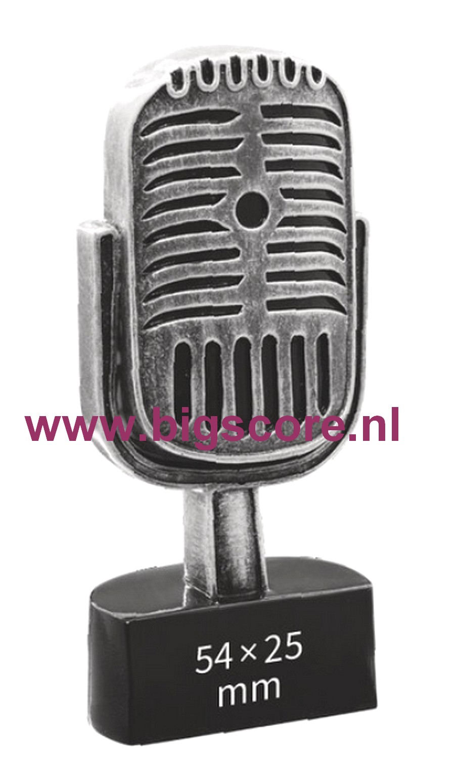 Muziek Microfoon Resinbeeld BSST 39774